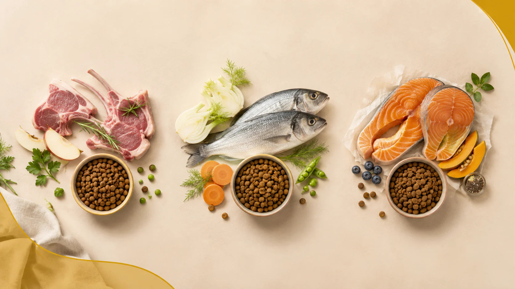 Pienso con cordero, pescado o salmón: diferencias y cuál elegir para tu perro