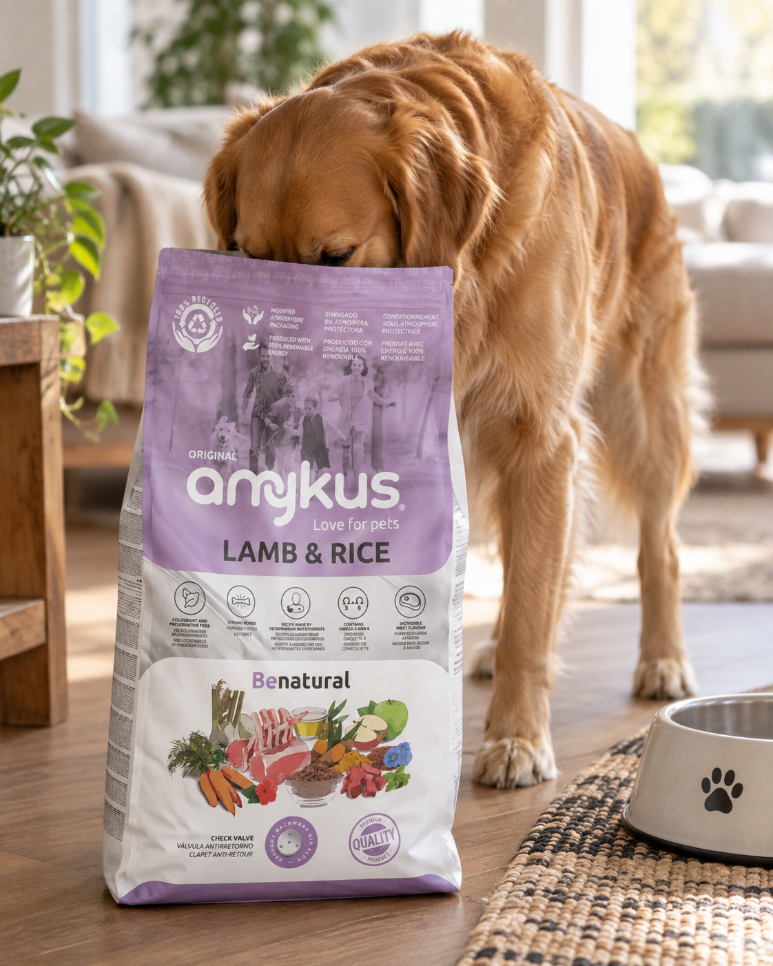 Pienso con cordero y arroz para perros: beneficios y cuándo elegirlo