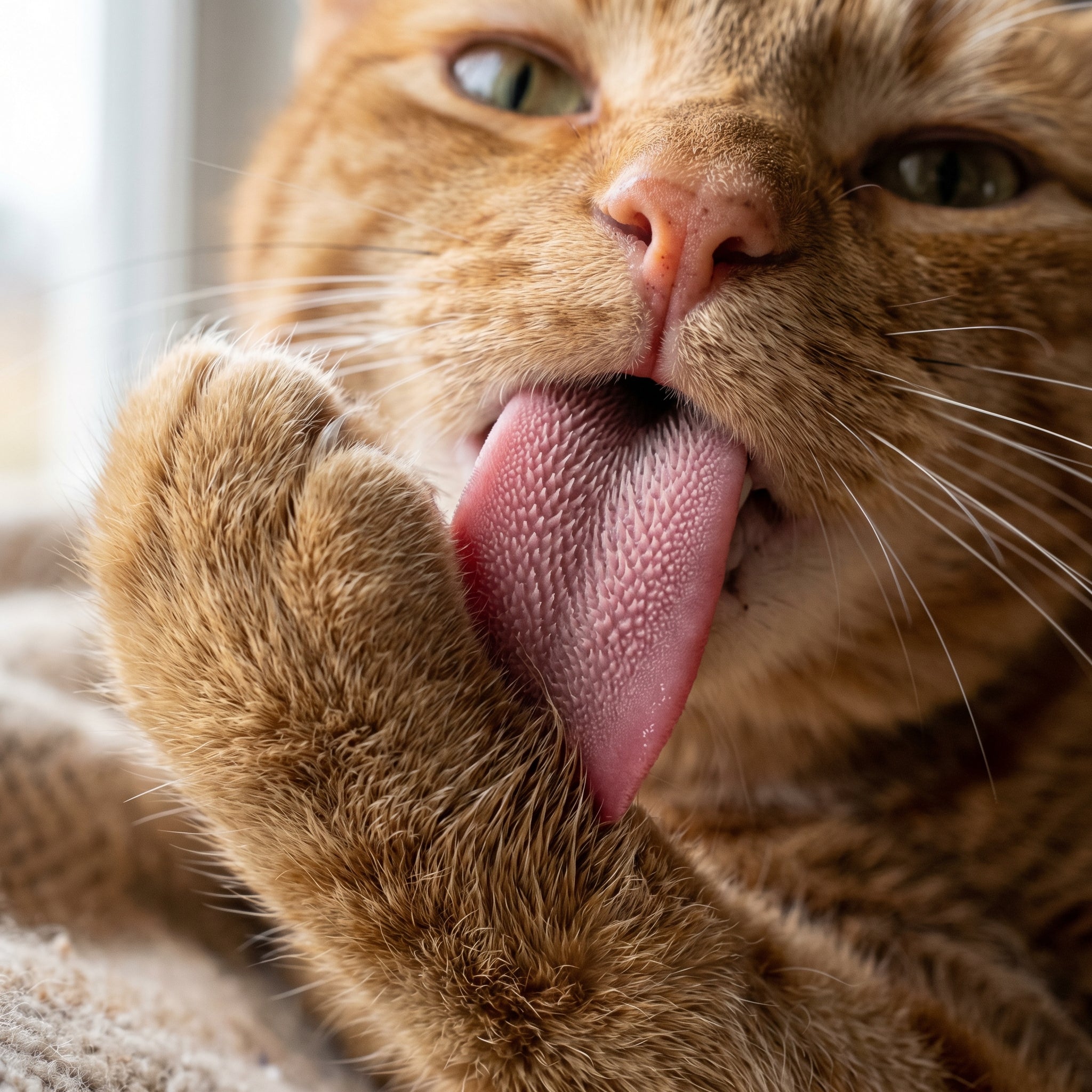 La Lengua "Lija" de los Gatos: Su Función y Cómo Alimentarlos para Mantenerla Saludable