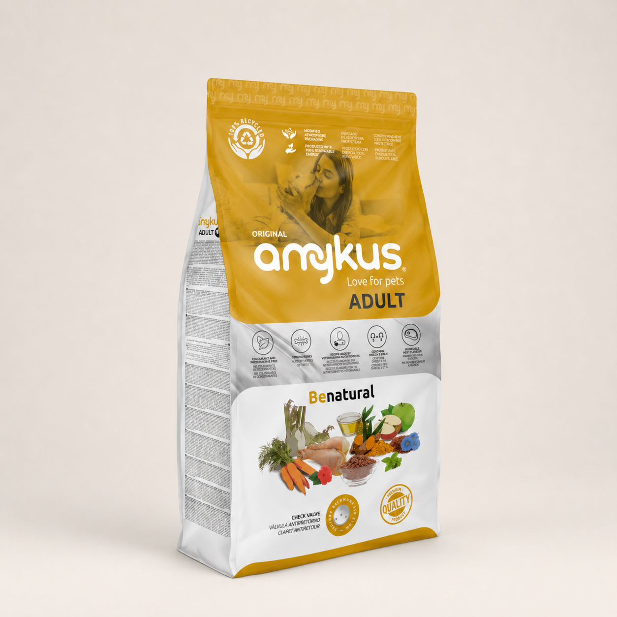 Saco de Amykus Original Adult, pienso completo para perros adultos