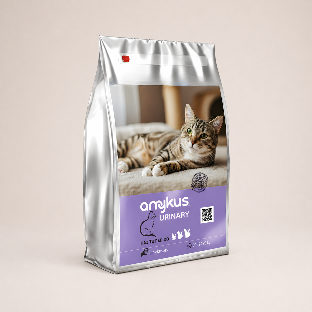 Saco de Amykus Original Cat Urinary, pienso completo para gatos adultos