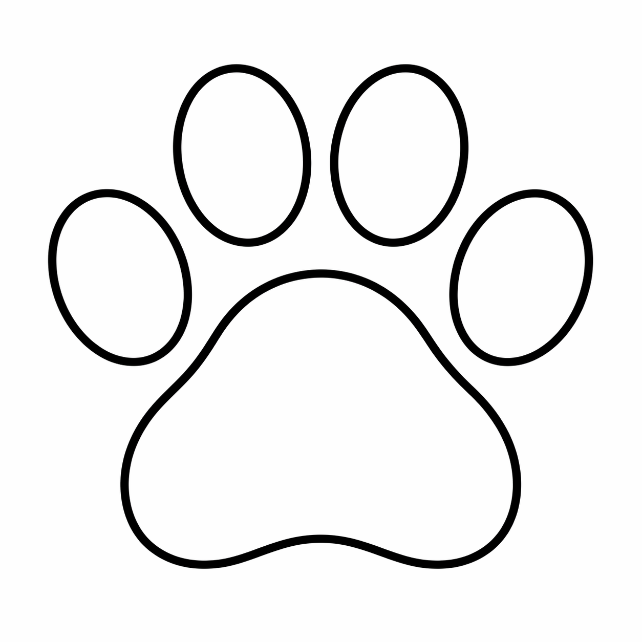 Pata de perro como símbolo de cuidado y bienestar