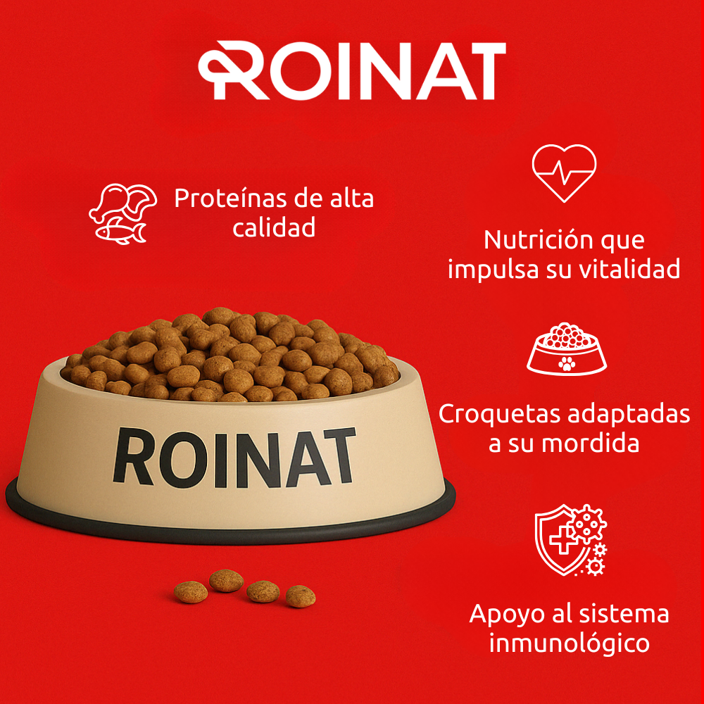 Imagen de beneficios de Roinat Adult para perros adultos