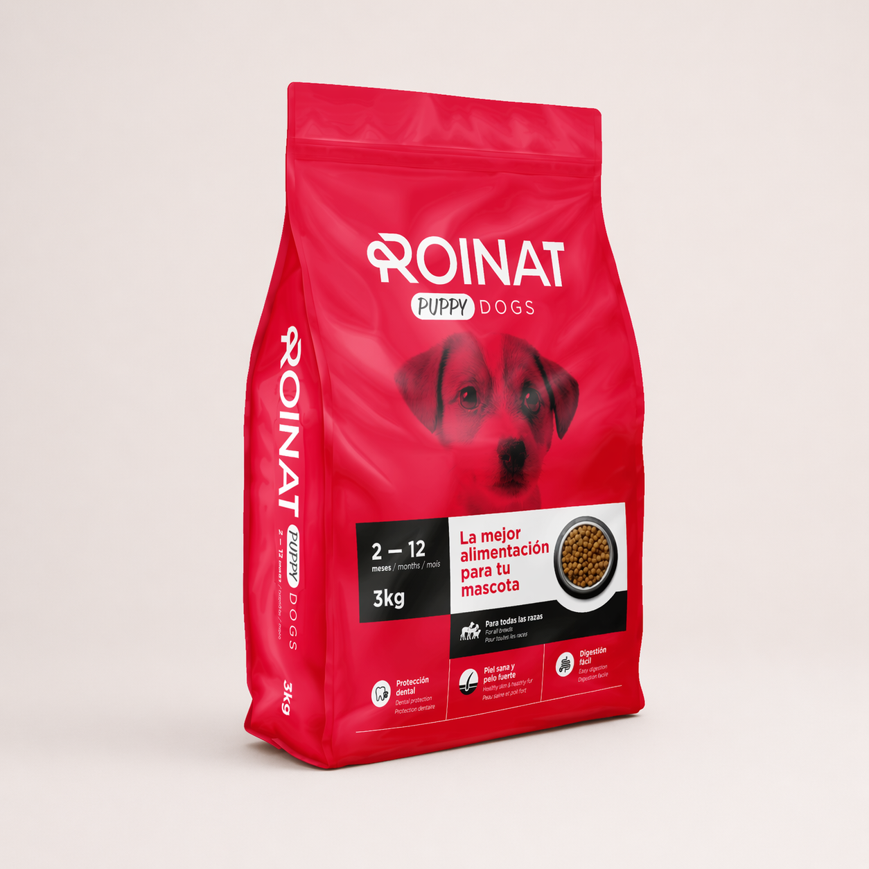 Saco de Roinat Puppy, pienso completo para cachorros